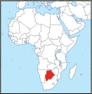 botswana africa locatie