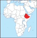 ethiopia afrika locatie