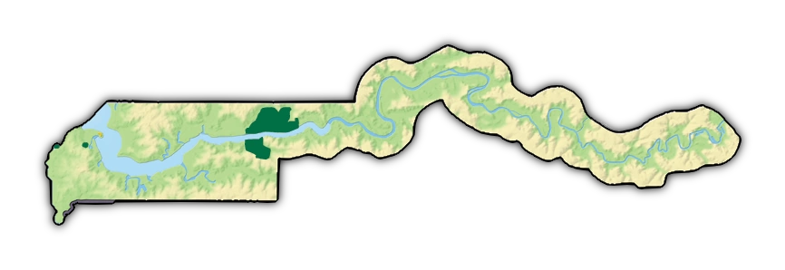 gambia landkaart